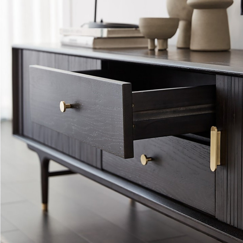Antique oak tv unit discount